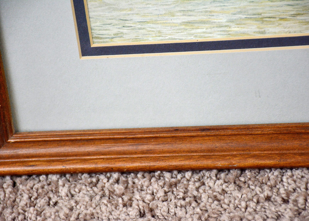 Framed and Signed Print of "Crossing The Cumberland" After Fred Thrasher