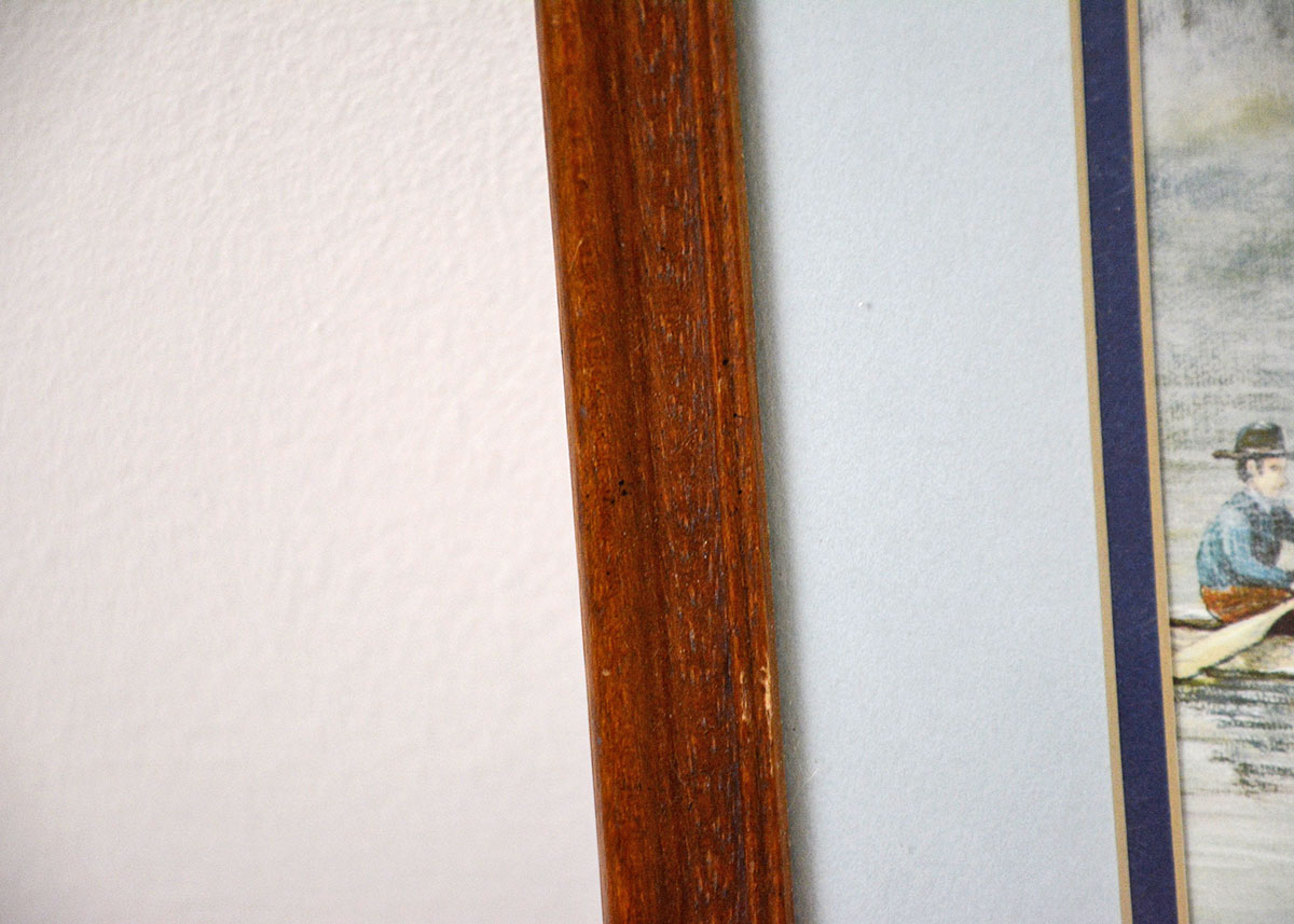 Framed and Signed Print of "Crossing The Cumberland" After Fred Thrasher