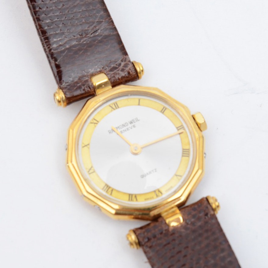 Raymond Weil 18K Electroplated Quartz Watch