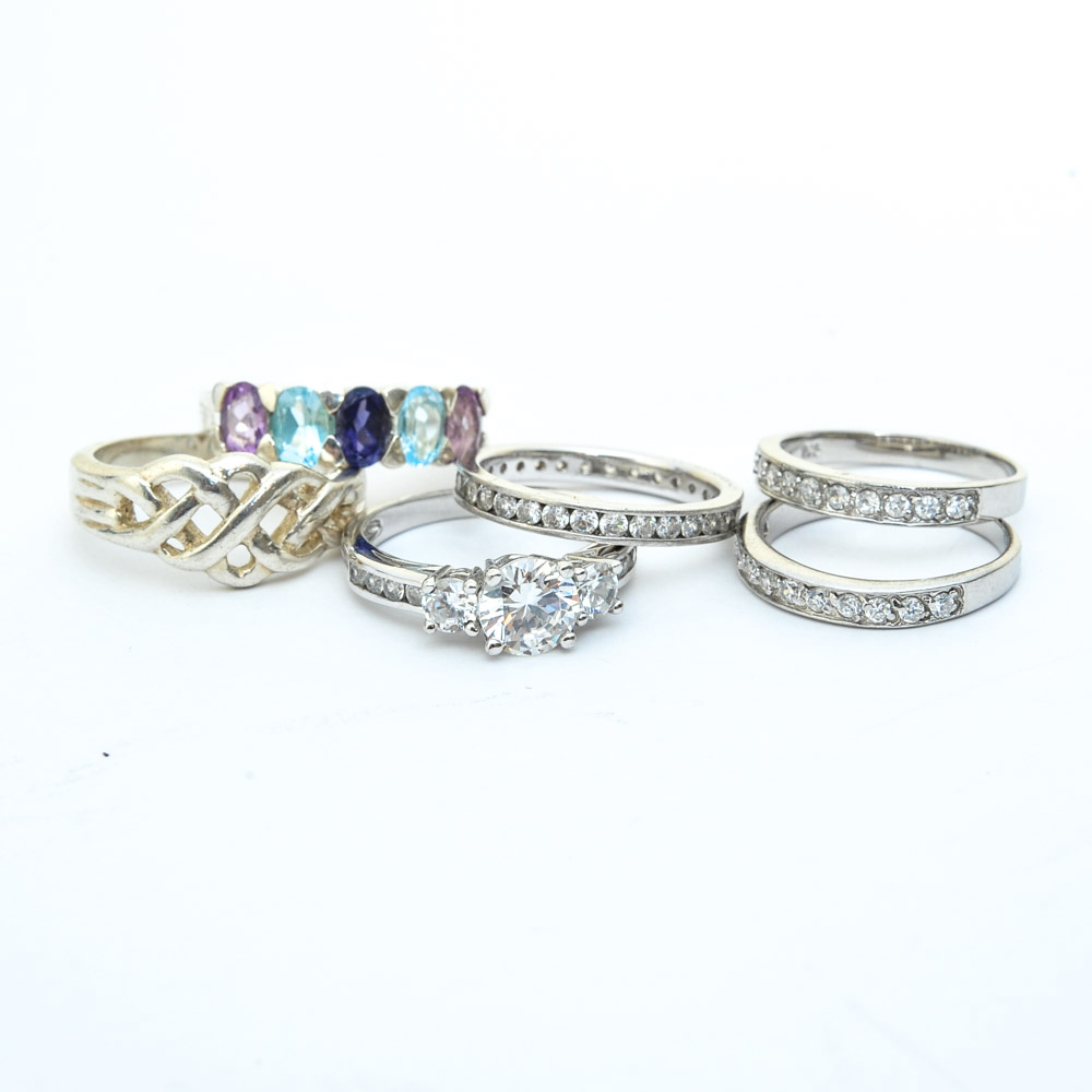 Collection of Sterling Silver Rings