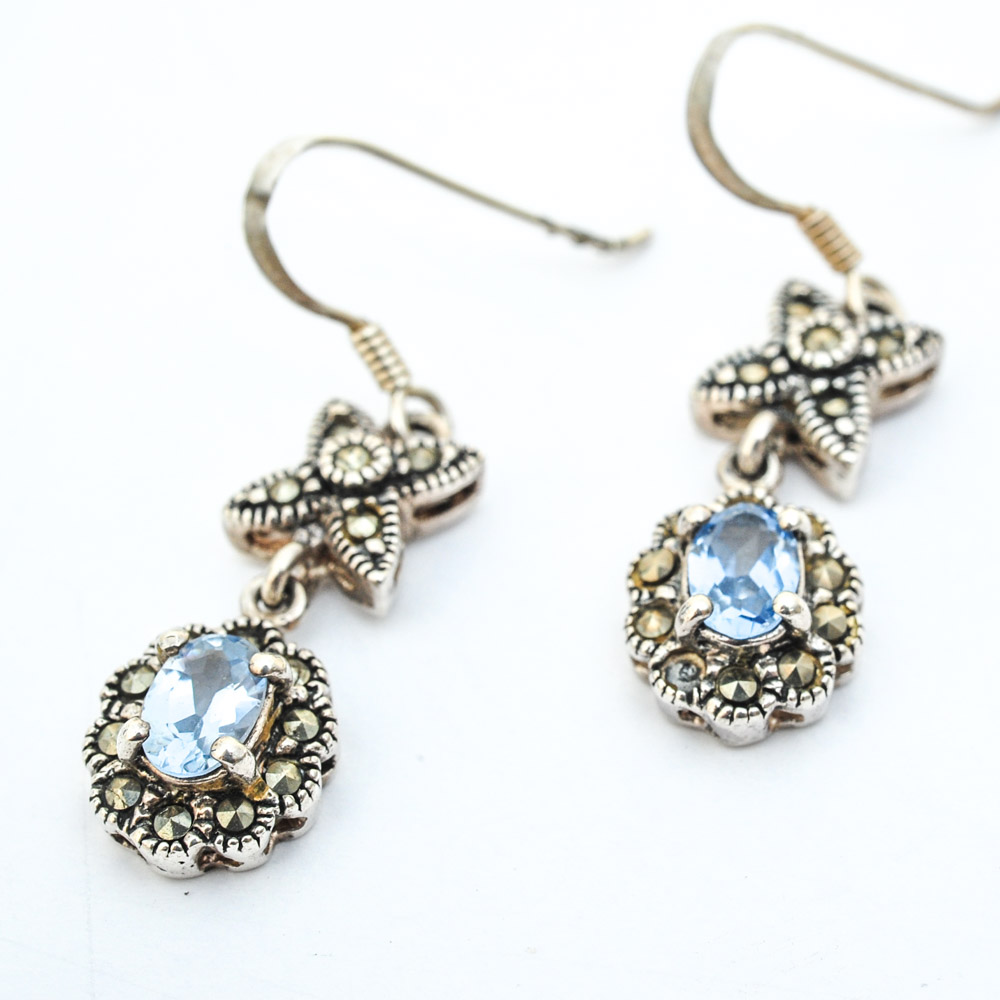 Sterling Silver and Marcasite Jewelry Featuring Judith Jack