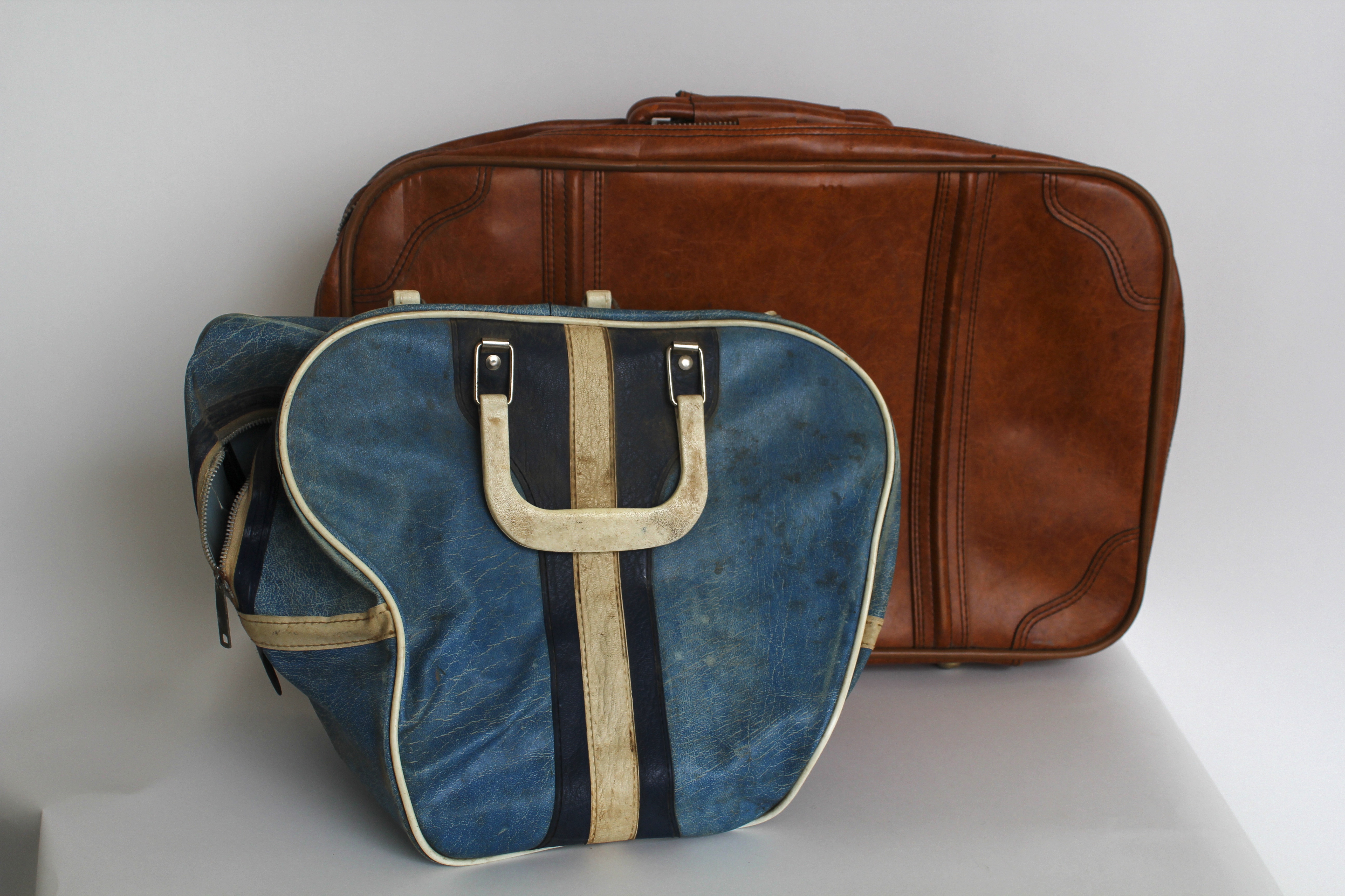 Pair of Vintage Luggage Bags