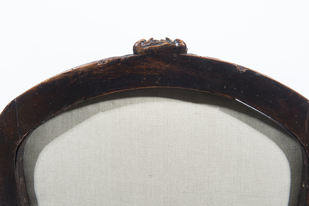 French Provincial Louis XV Fauteuil