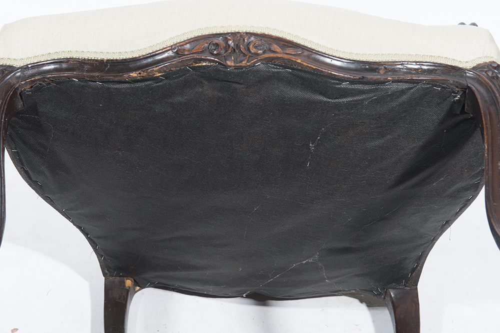 French Provincial Louis XV Fauteuil