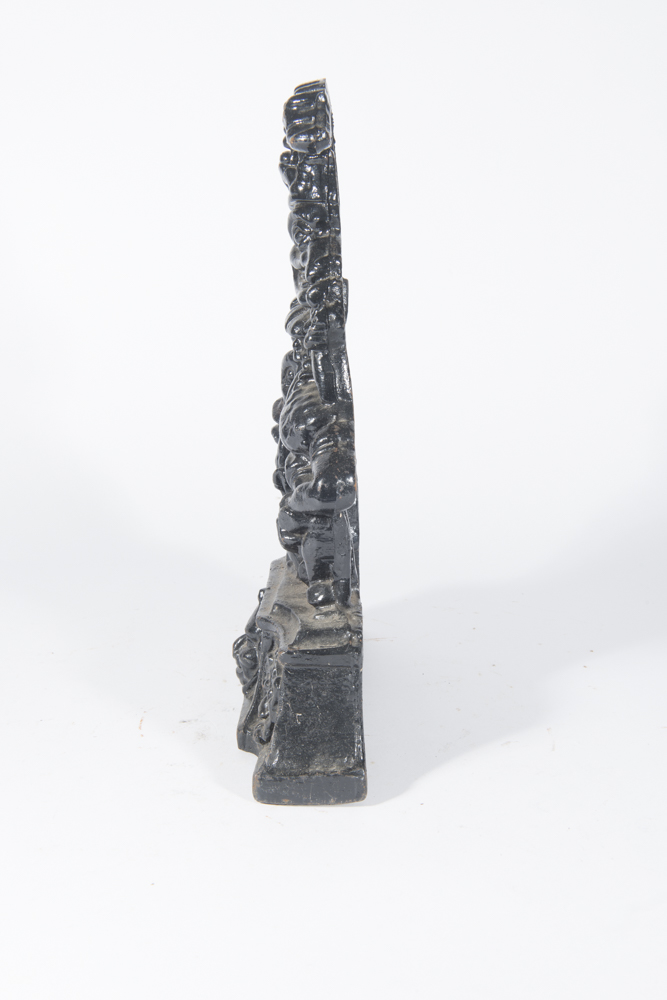 Set of Punch and Judy Cast Iron Doorstops