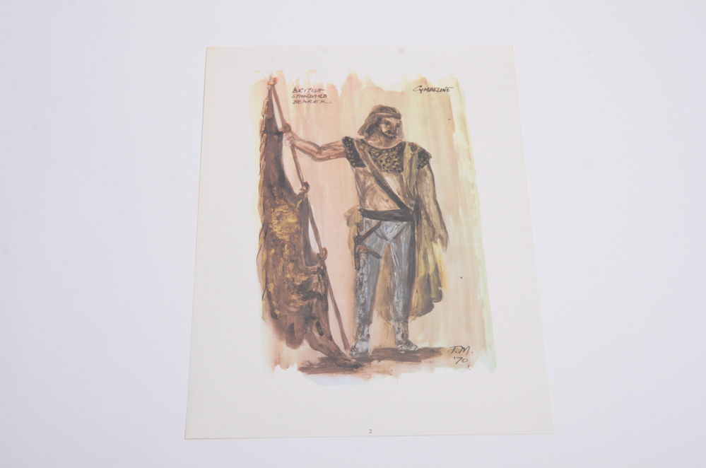 Souvenir Costume Design Prints from the Stratford Festival, Canada