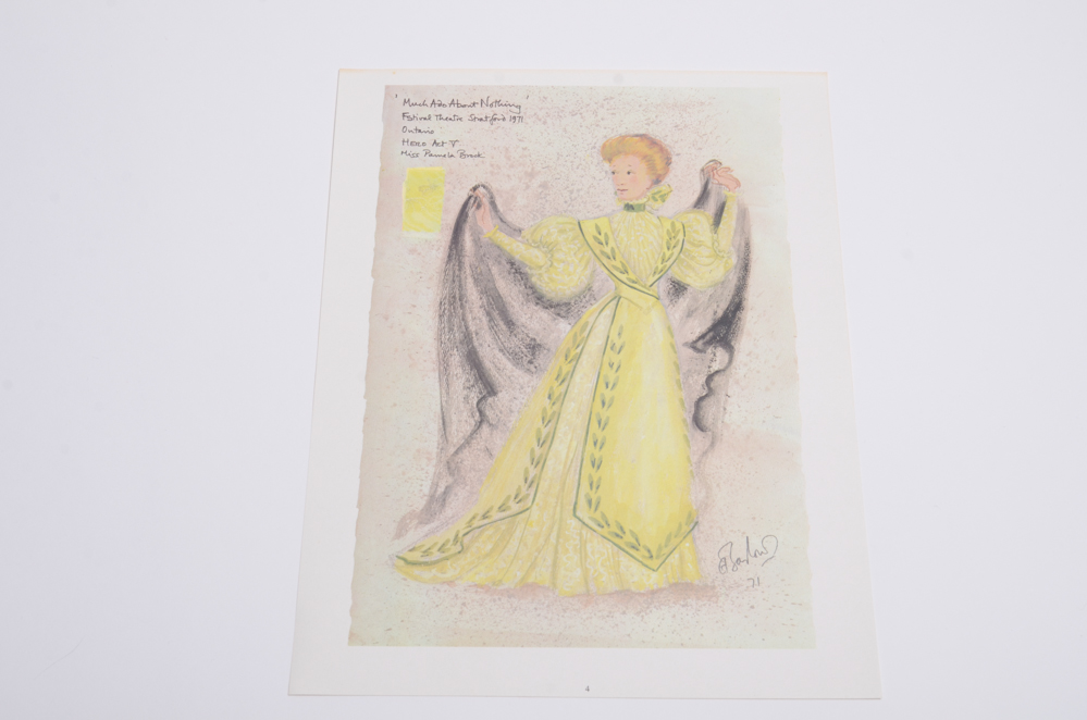 Souvenir Costume Design Prints from the Stratford Festival, Canada