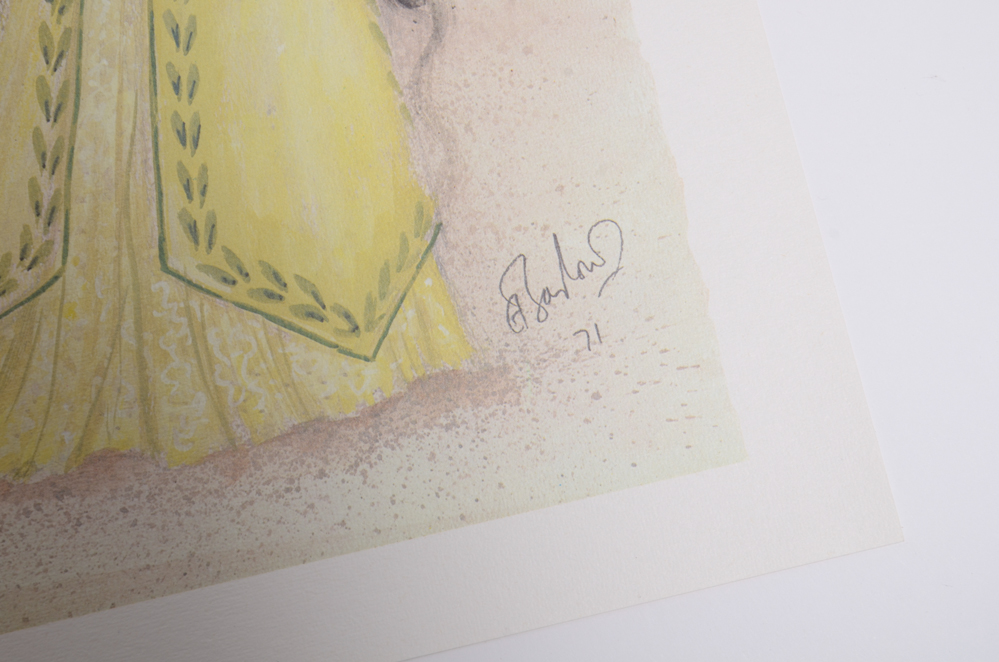 Souvenir Costume Design Prints from the Stratford Festival, Canada