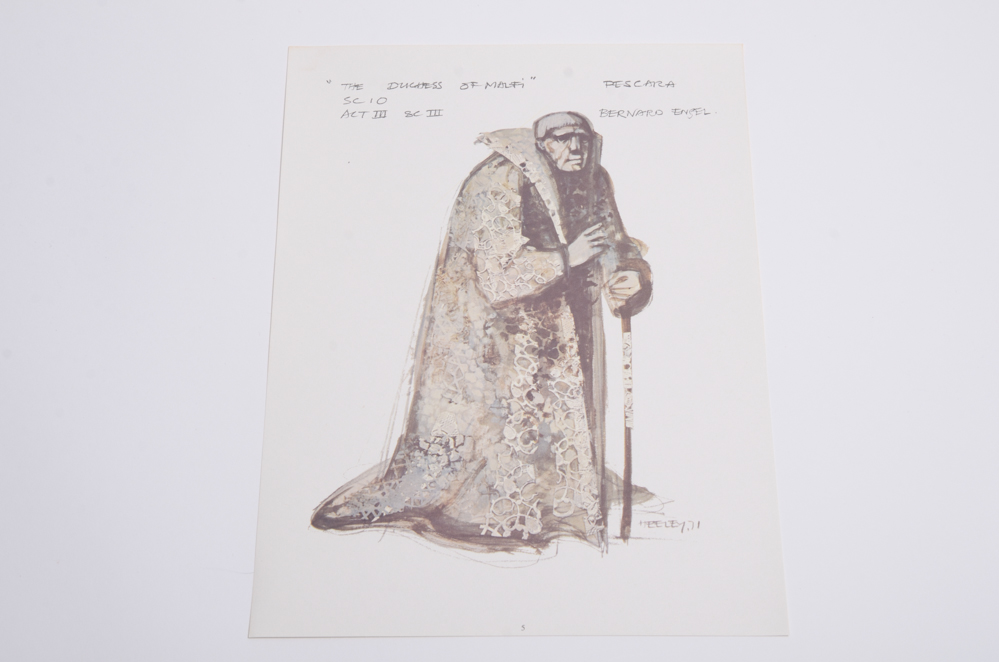 Souvenir Costume Design Prints from the Stratford Festival, Canada
