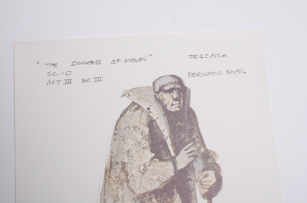 Souvenir Costume Design Prints from the Stratford Festival, Canada