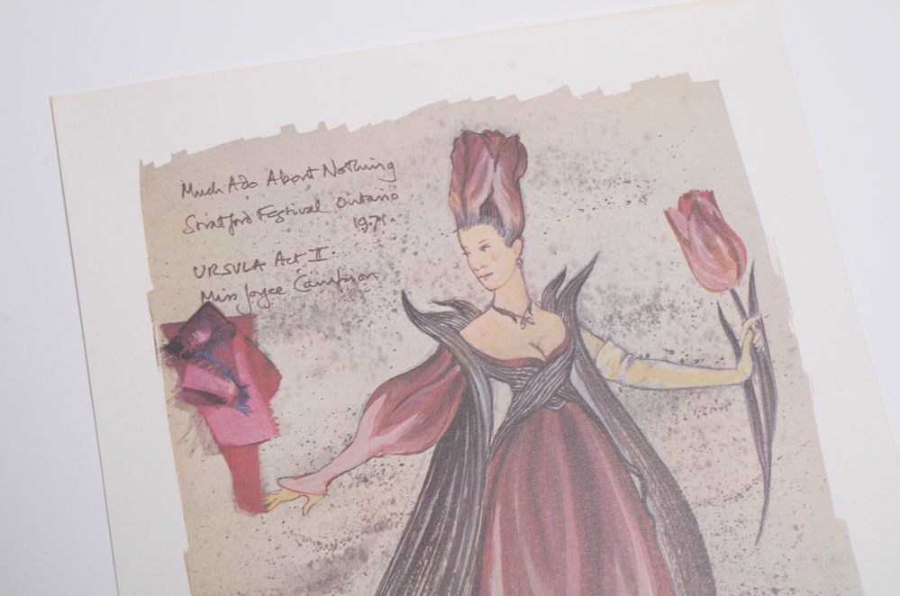 Souvenir Costume Design Prints from the Stratford Festival, Canada