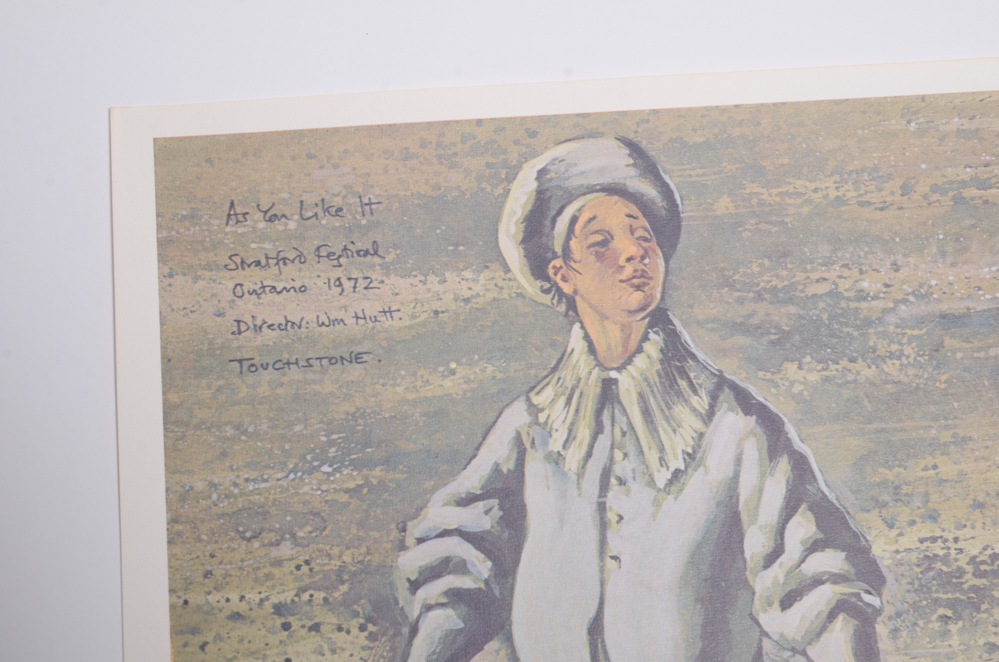 Souvenir Costume Design Prints from the Stratford Festival, Canada