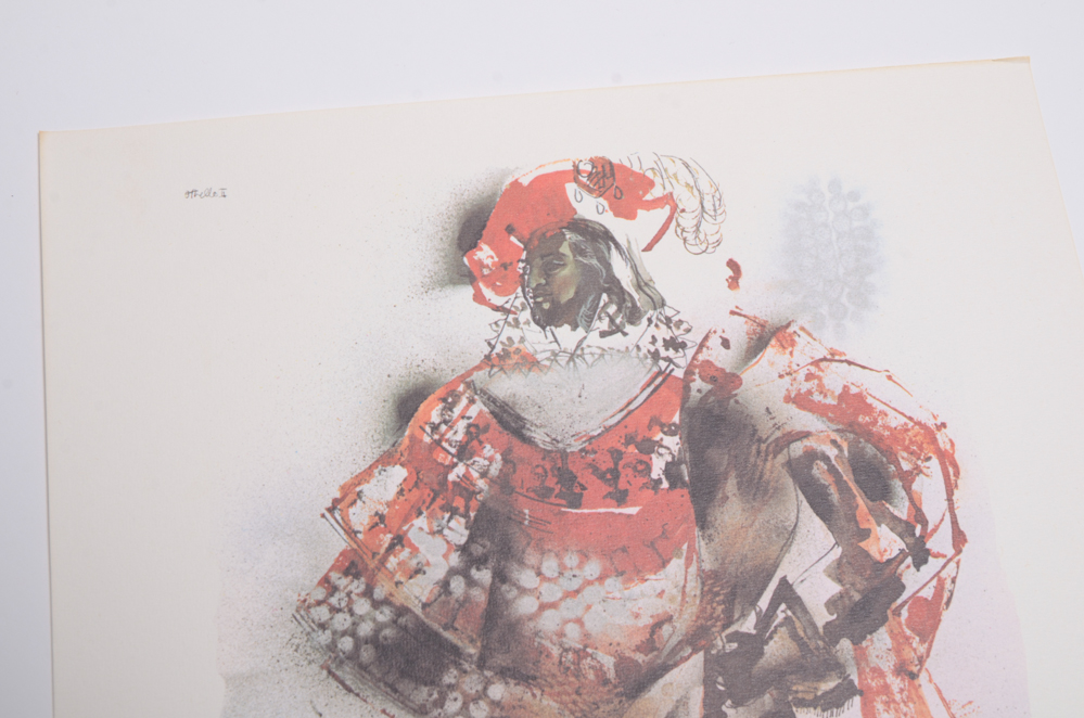 Souvenir Costume Design Prints from the Stratford Festival, Canada