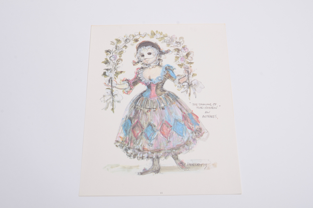 Souvenir Costume Design Prints from the Stratford Festival, Canada