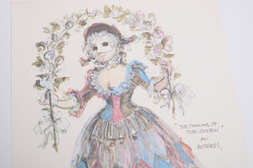 Souvenir Costume Design Prints from the Stratford Festival, Canada