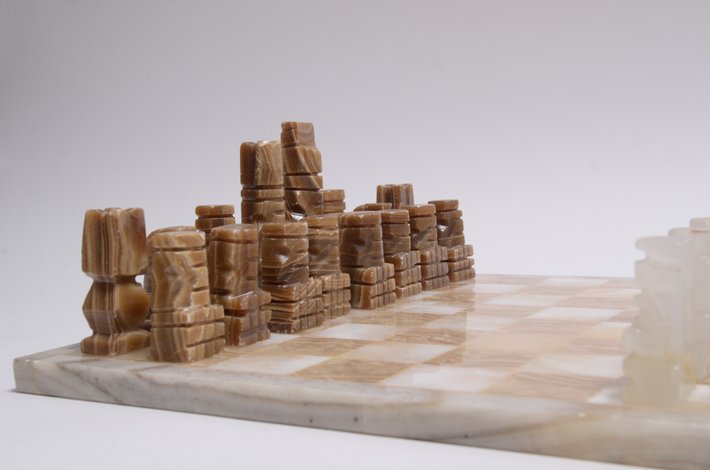 Mexican Onyx Chess Set
