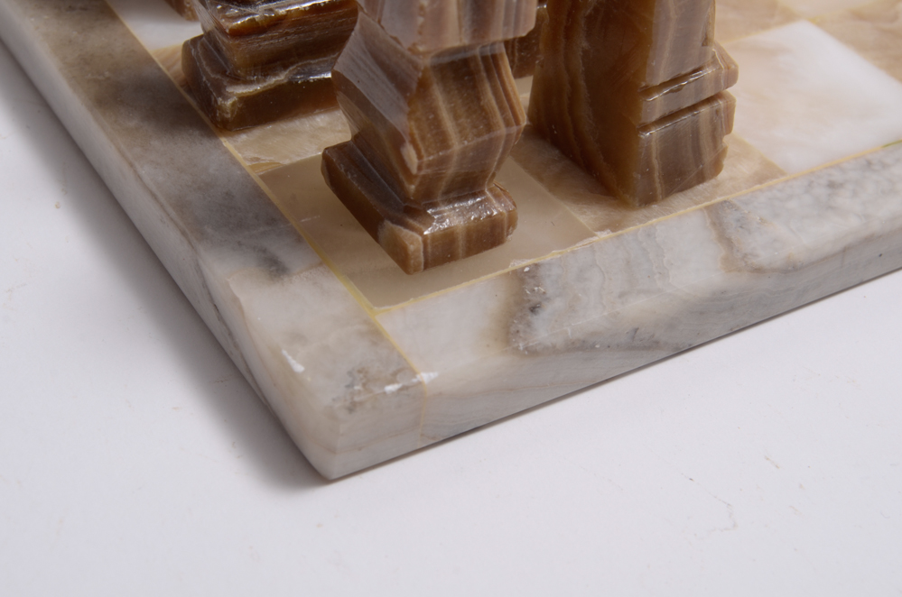 Mexican Onyx Chess Set
