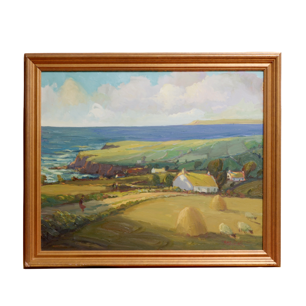 Hugh O'Neill Signed Oil On Canvas