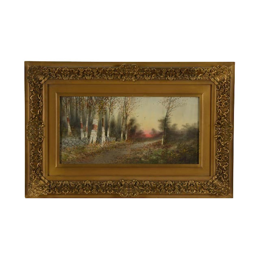 Grace Russell Raymond Original Watercolor Landscape