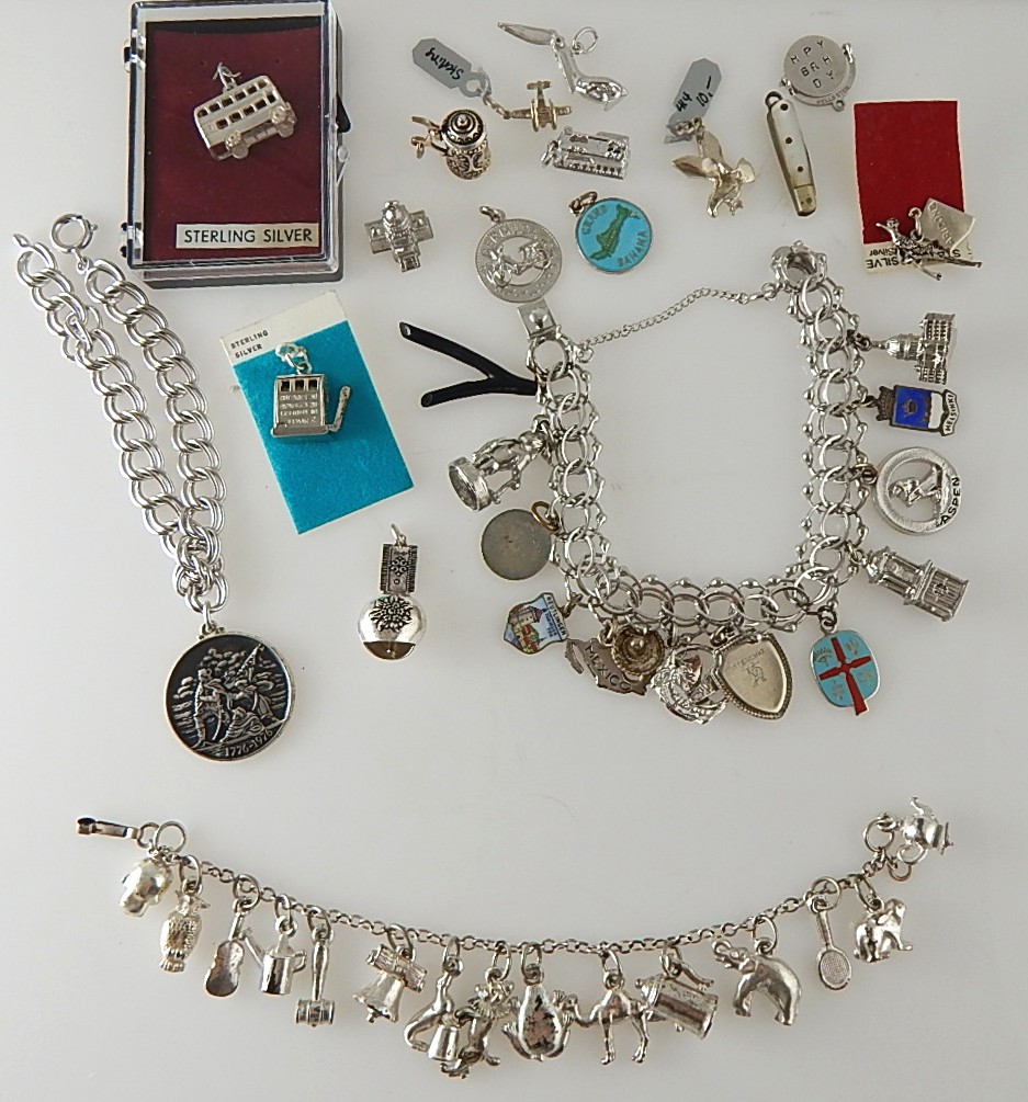 Sterling Silver Charms Bracelets/Charms