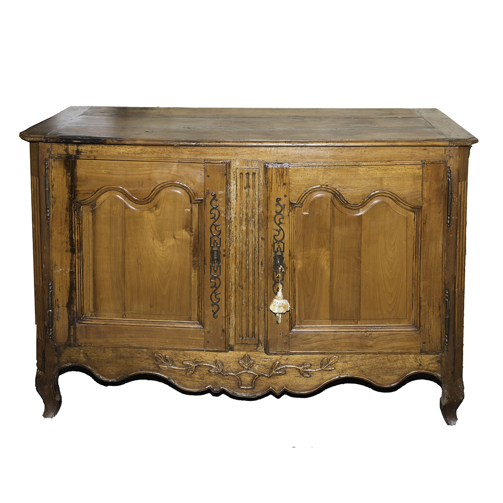 Antique French Provincial Fruitwood Buffet
