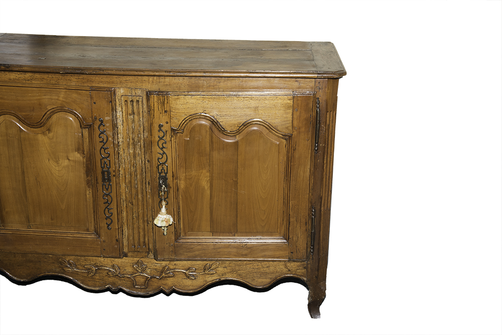 Antique French Provincial Fruitwood Buffet