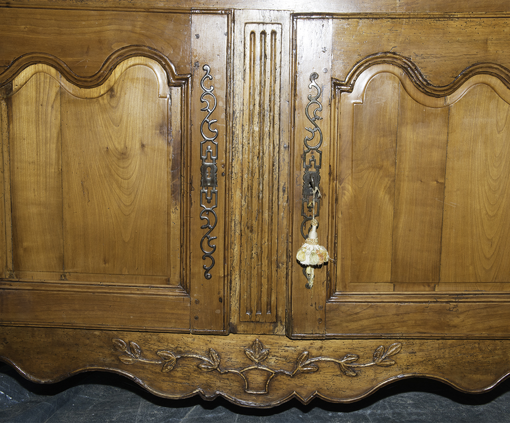 Antique French Provincial Fruitwood Buffet
