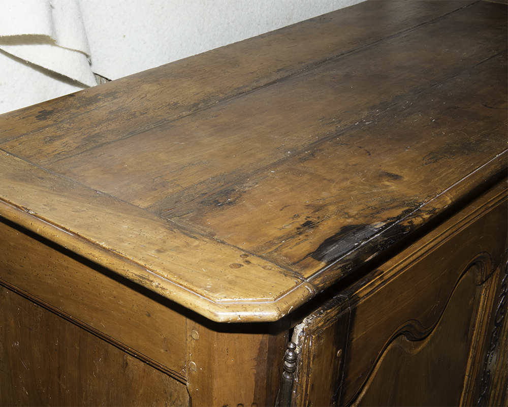 Antique French Provincial Fruitwood Buffet