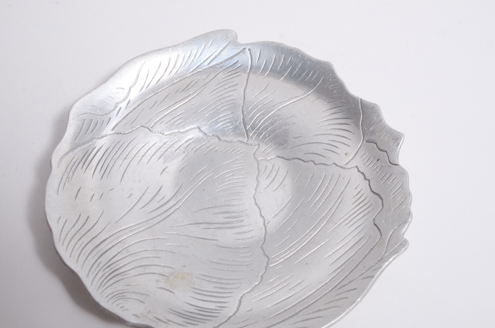 Vintage Aluminum Serving Ware and Decor