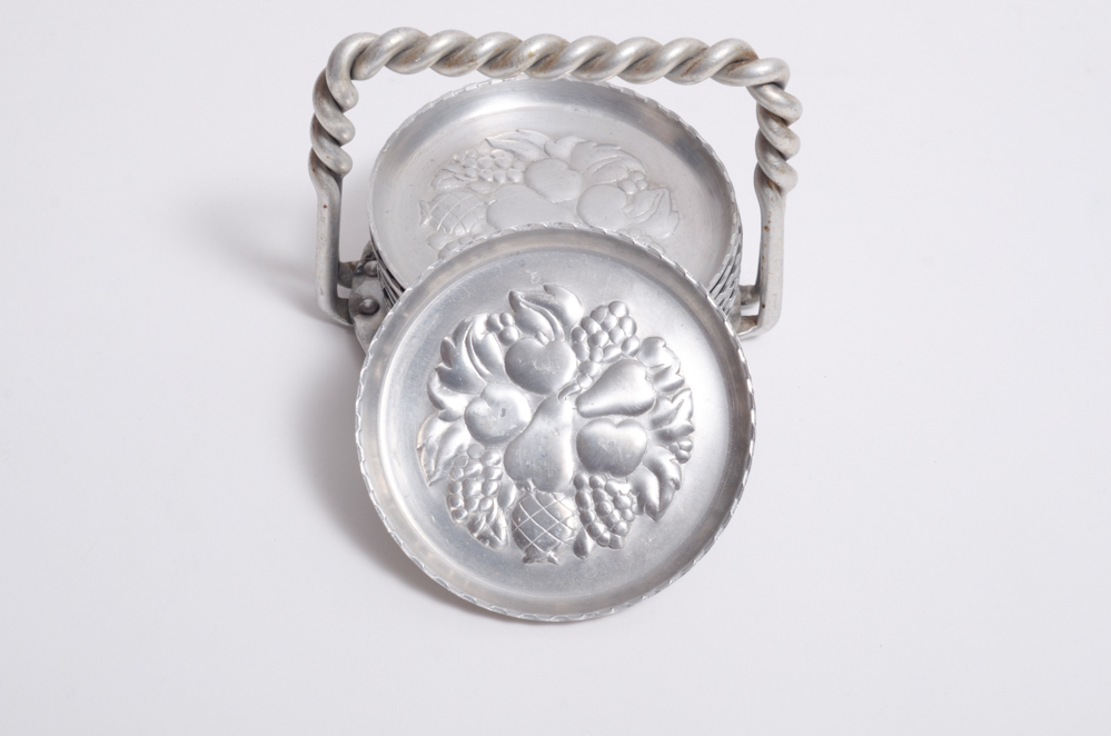Vintage Aluminum Serving Ware and Decor