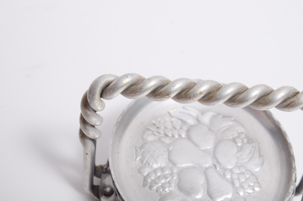 Vintage Aluminum Serving Ware and Decor