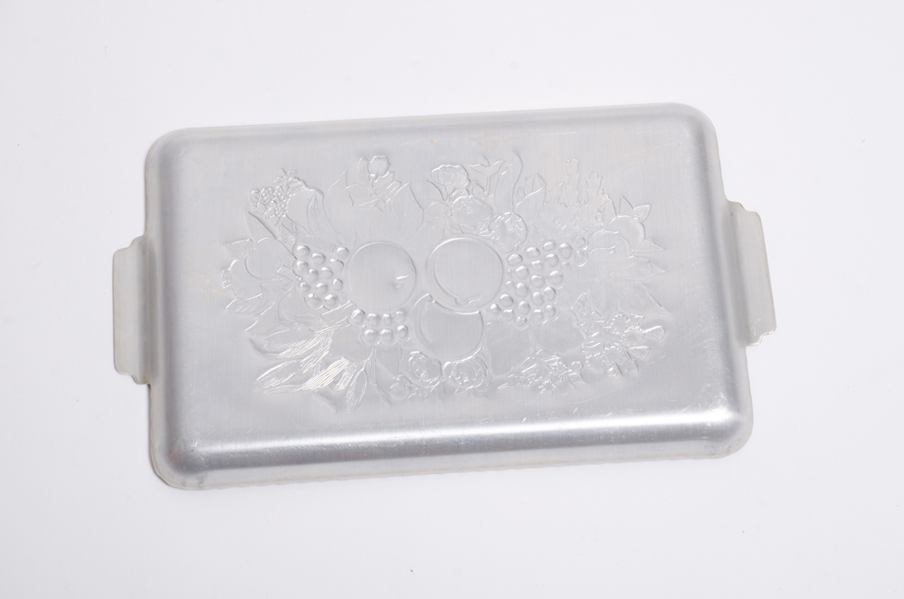 Vintage Aluminum Serving Ware and Decor