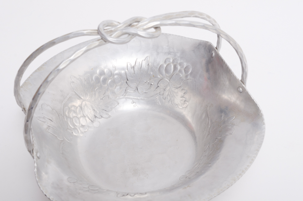 Vintage Aluminum Serving Ware and Decor