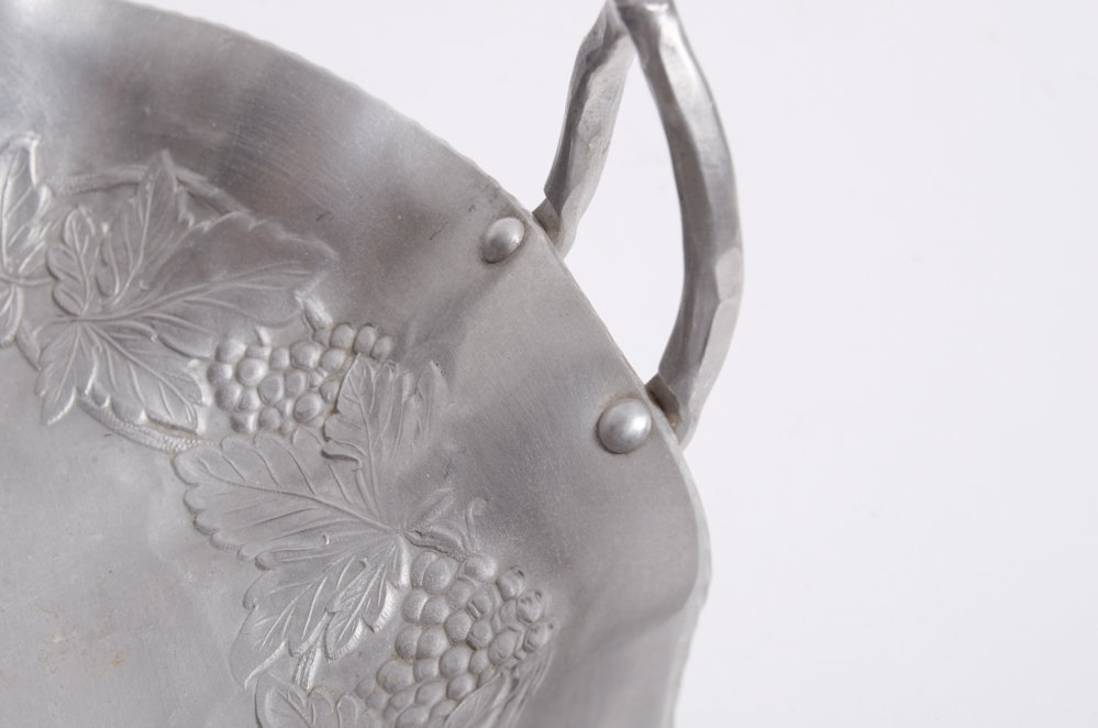 Vintage Aluminum Serving Ware and Decor