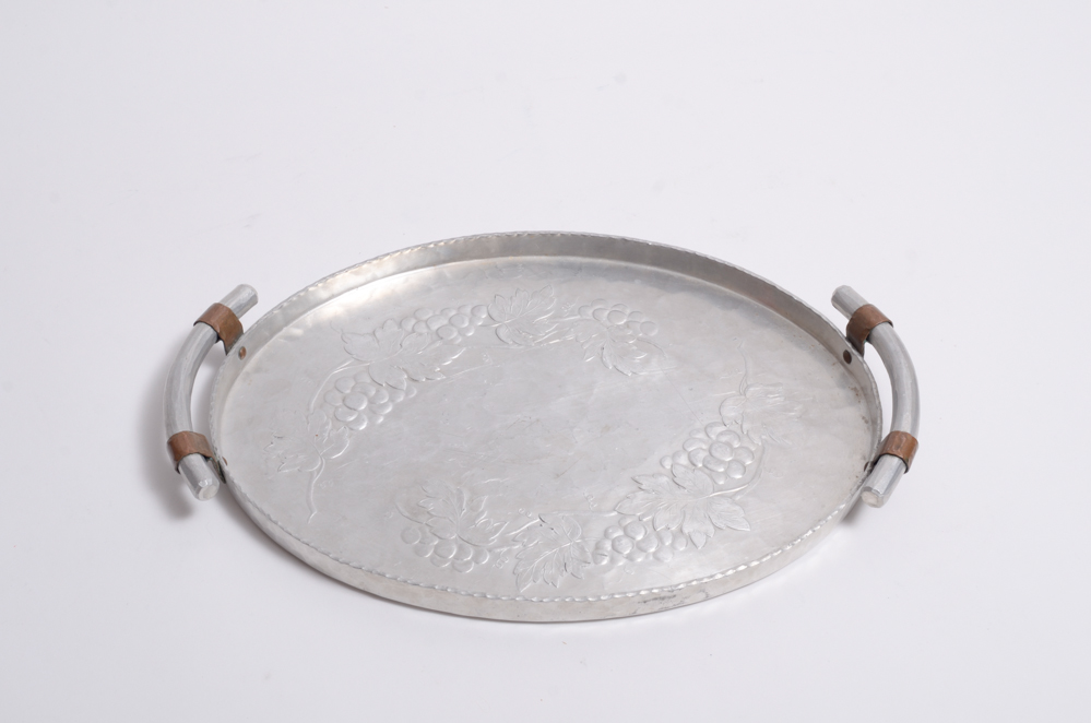 Vintage Aluminum Serving Ware and Decor