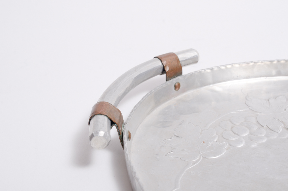 Vintage Aluminum Serving Ware and Decor