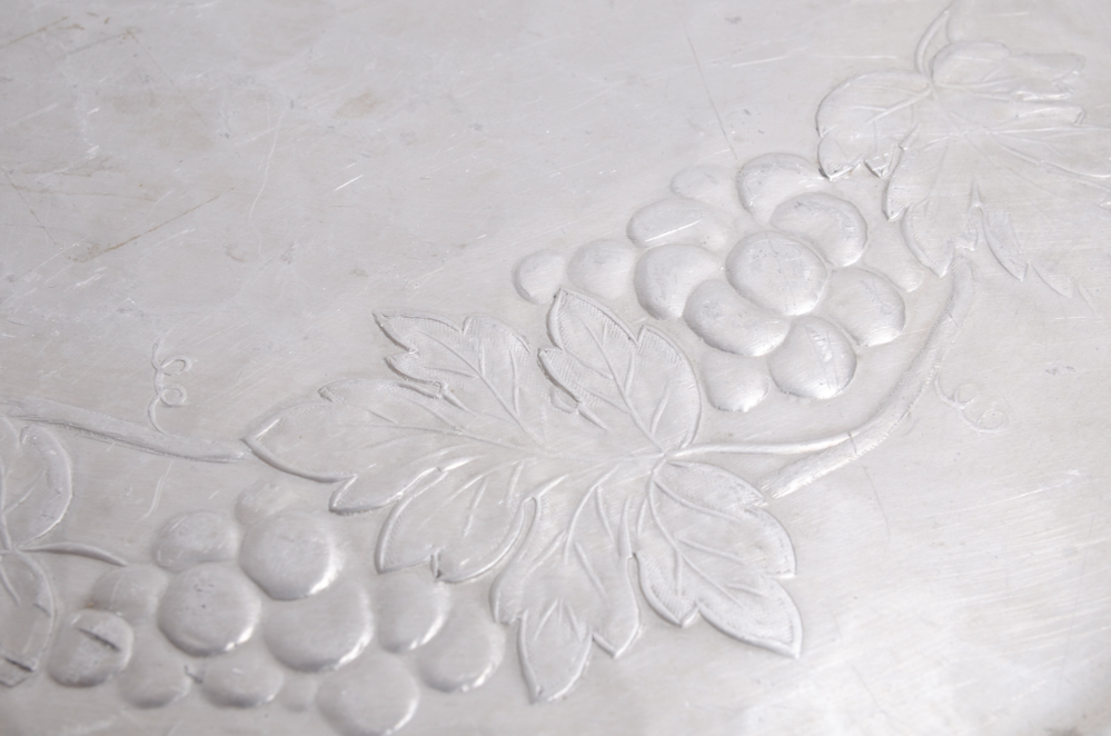 Vintage Aluminum Serving Ware and Decor