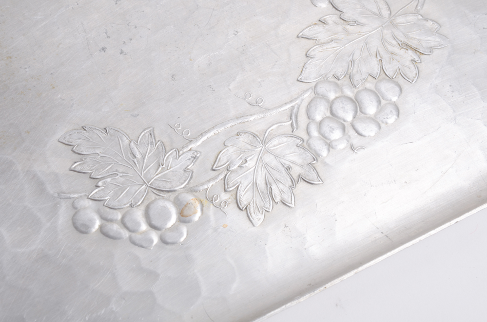 Vintage Aluminum Serving Ware and Decor