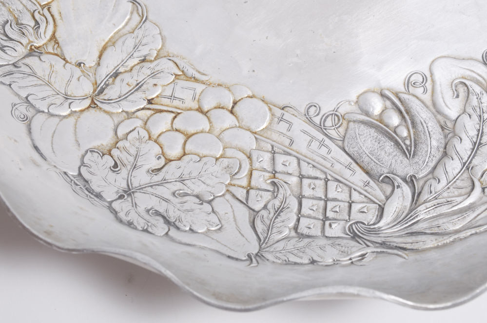 Vintage Aluminum Serving Ware and Decor