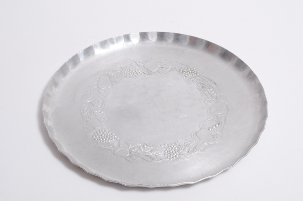 Vintage Aluminum Serving Ware and Decor