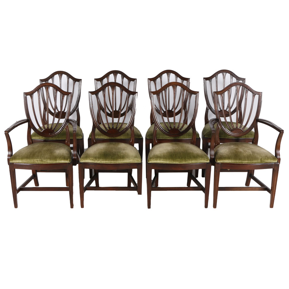 Ethan allen shield online back chairs