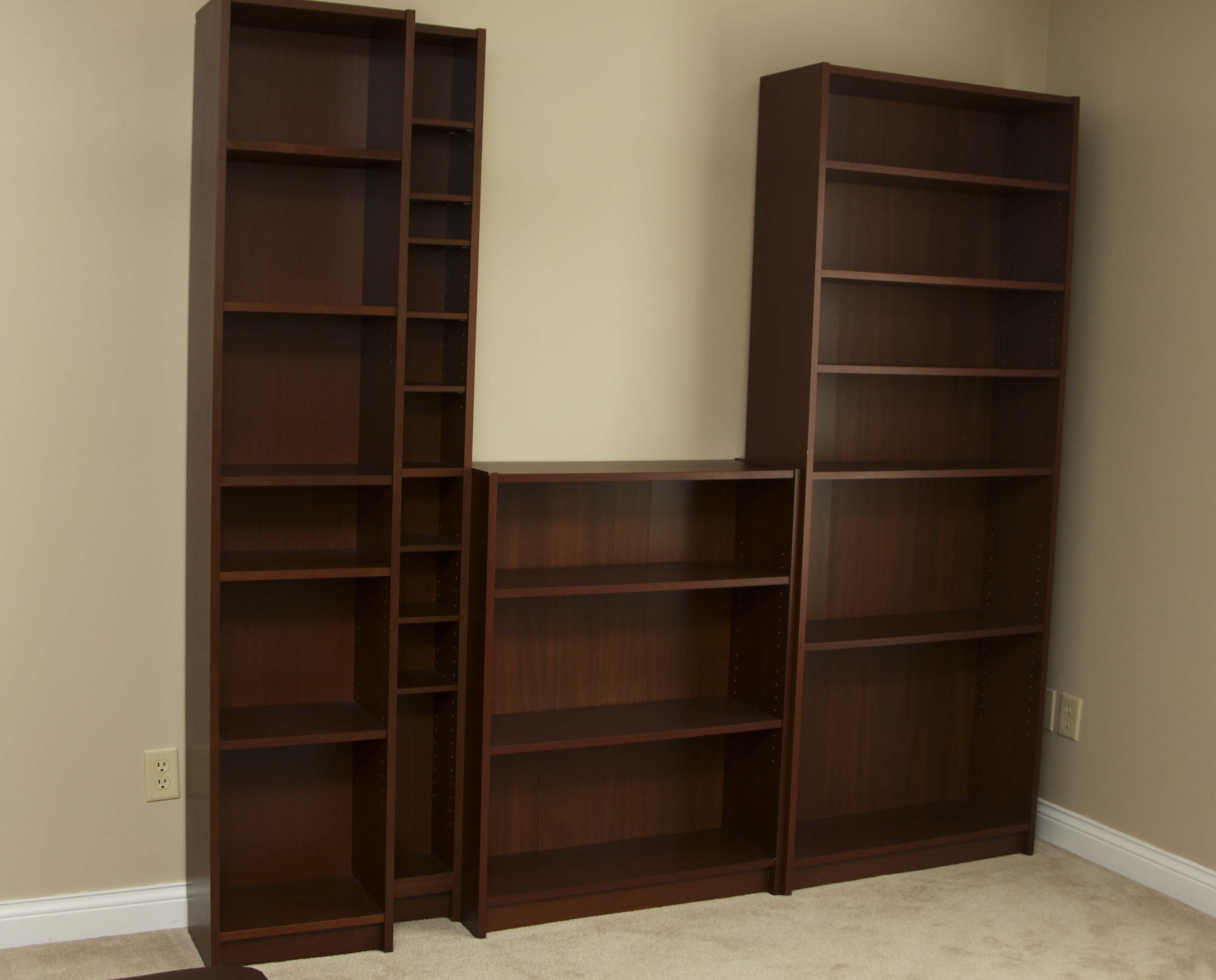 Group of Storage Towers and Bookshelves