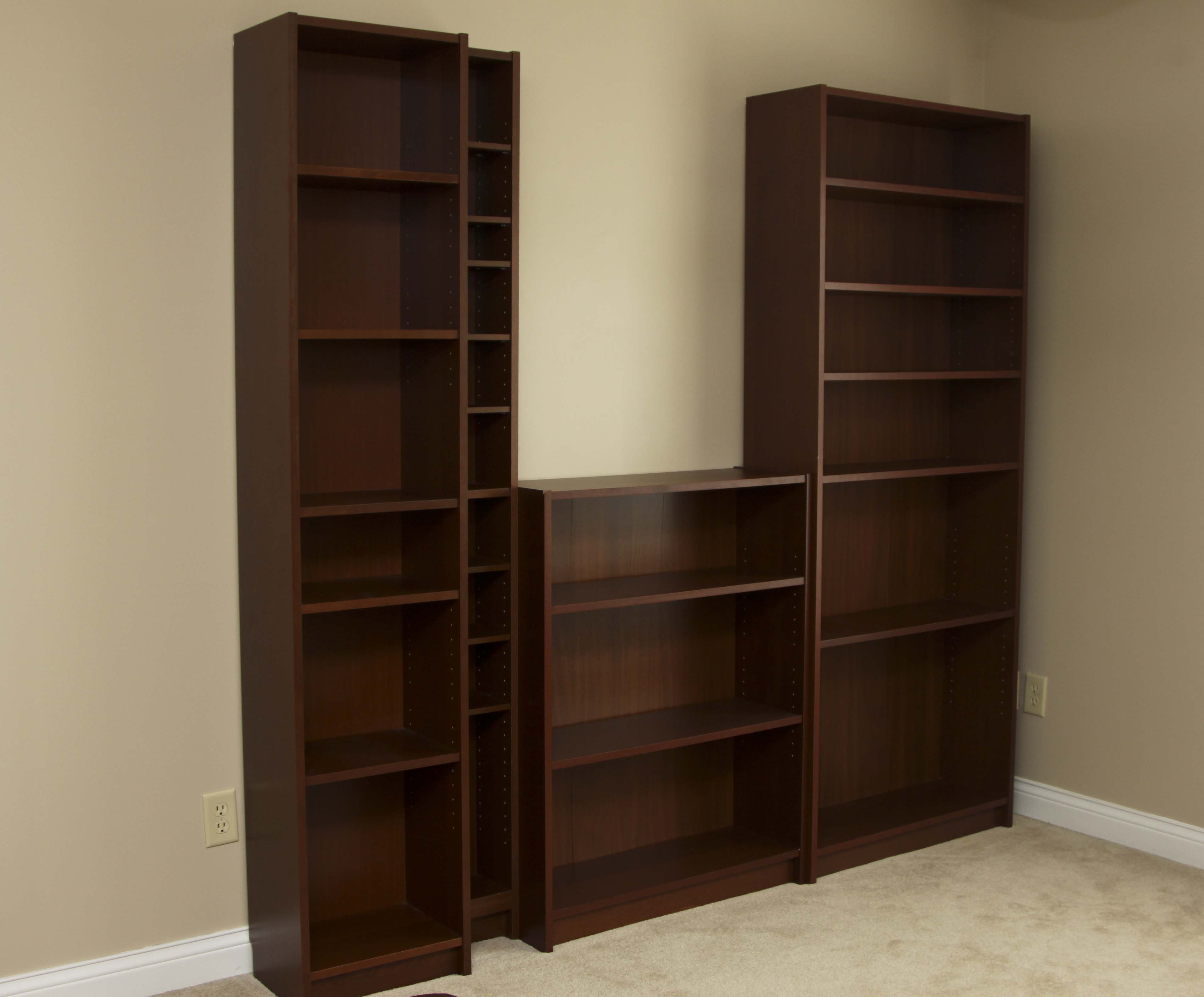 Group of Storage Towers and Bookshelves