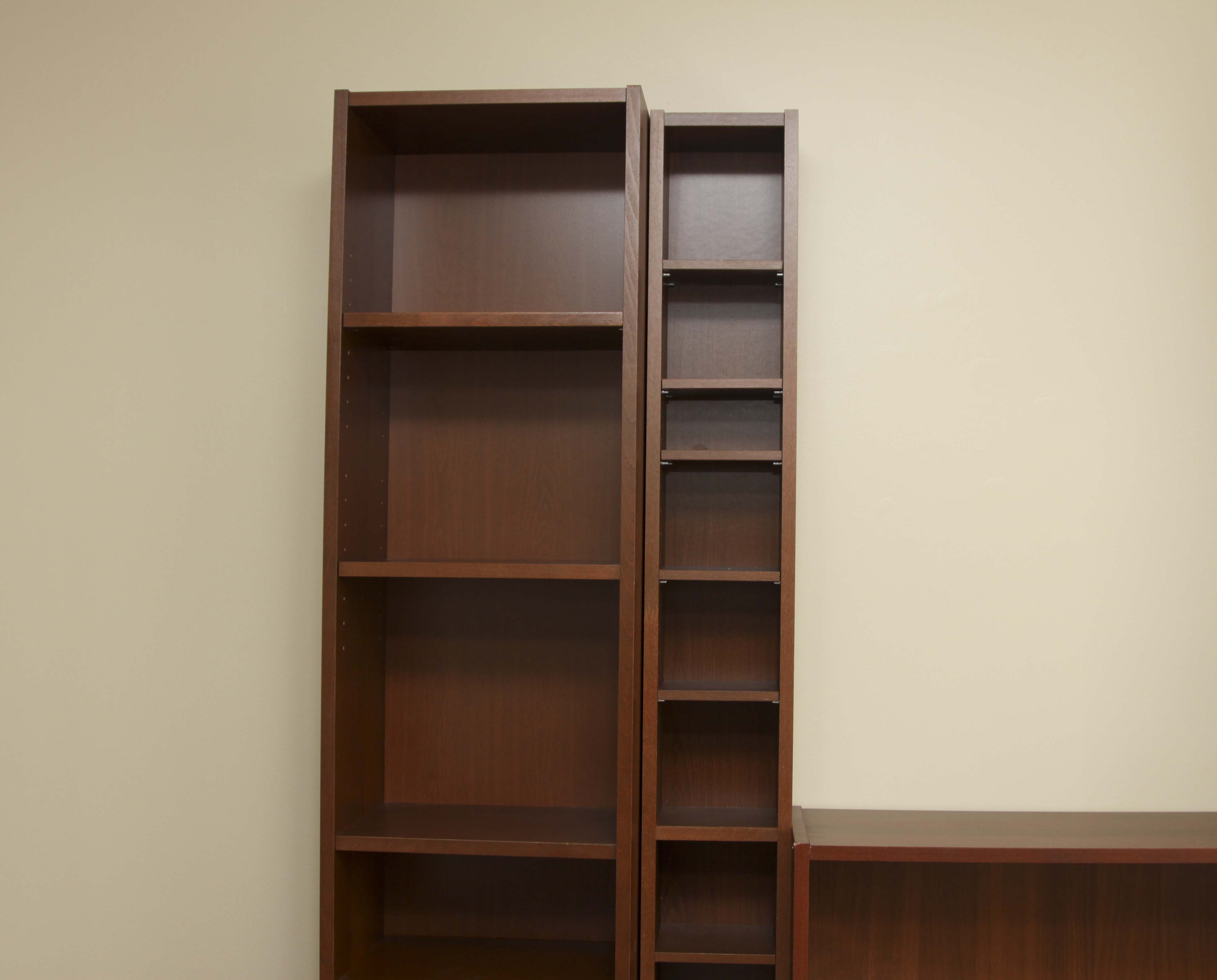 Group of Storage Towers and Bookshelves