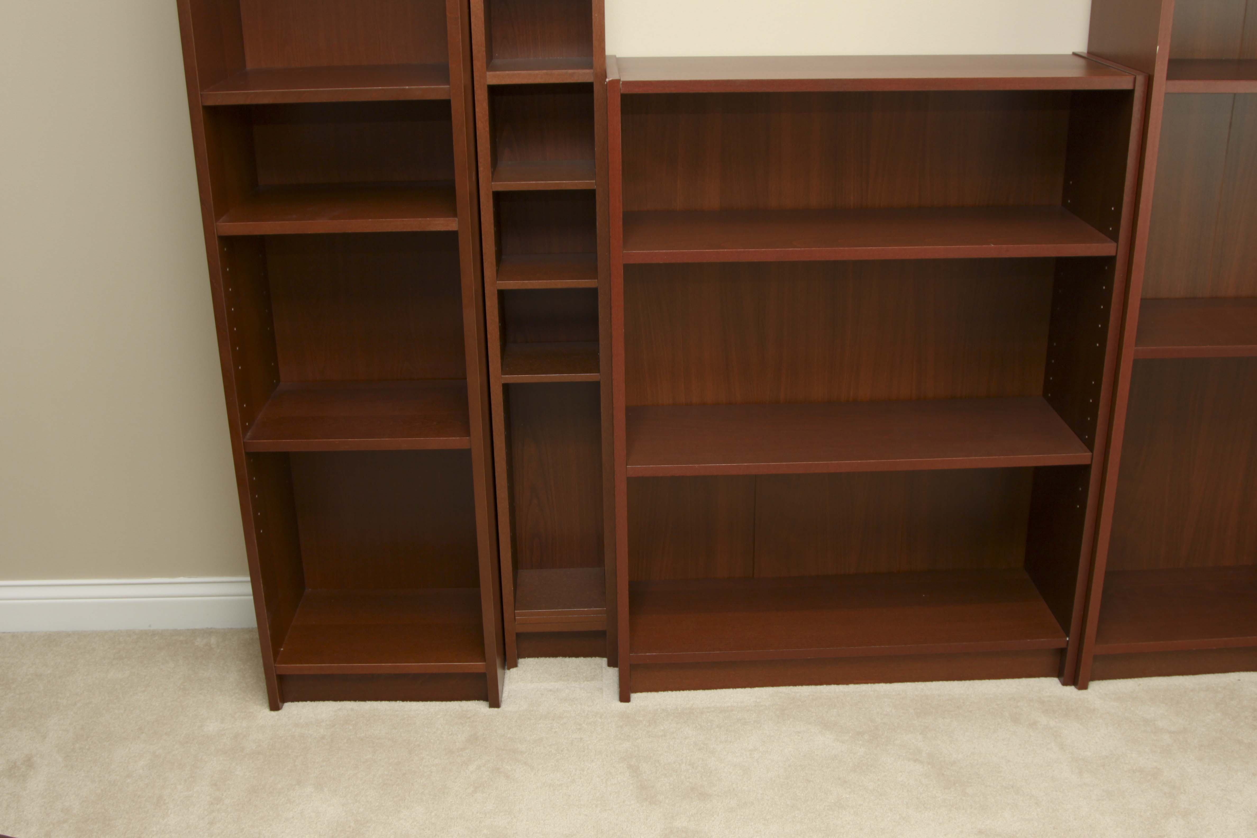 Group of Storage Towers and Bookshelves