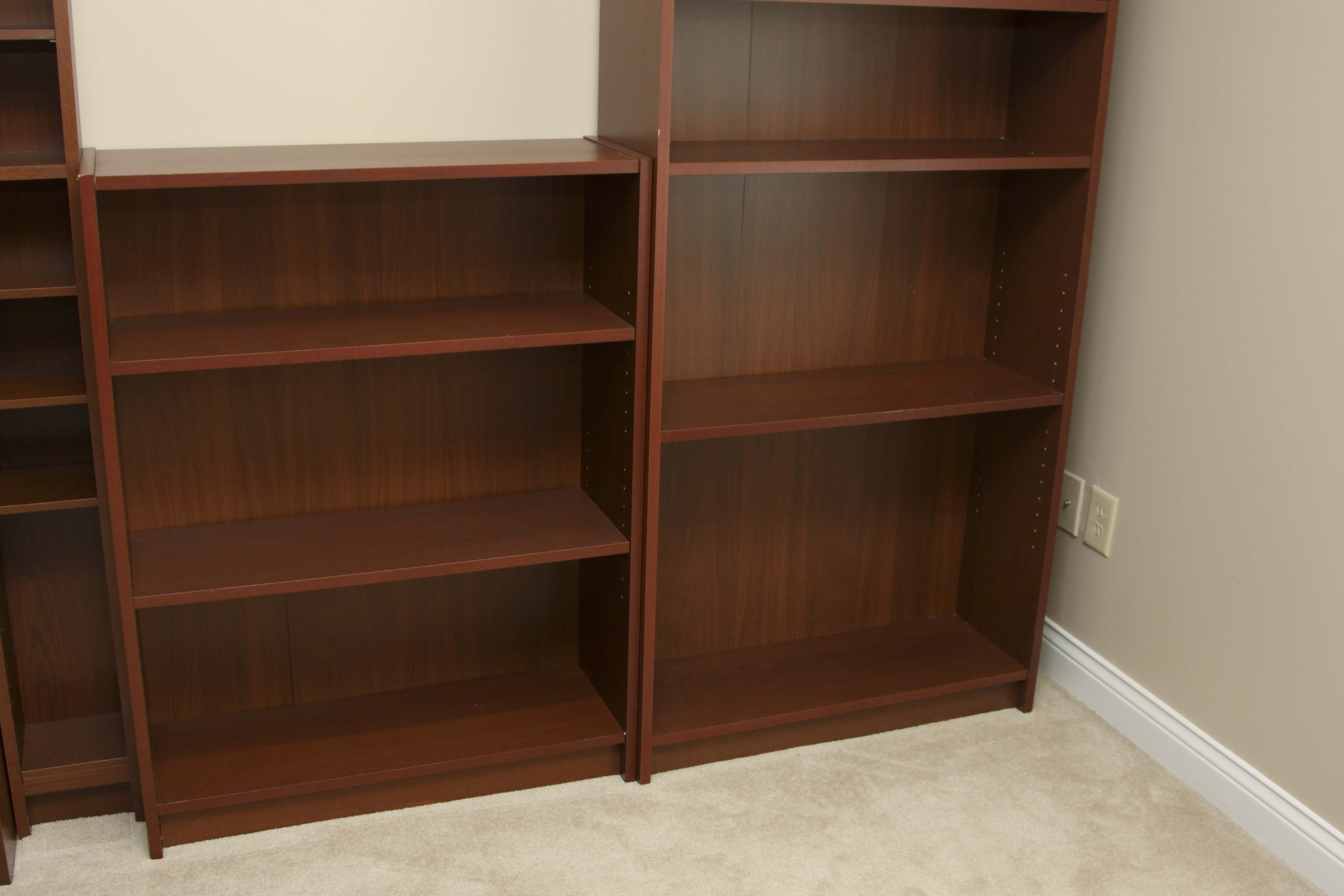 Group of Storage Towers and Bookshelves