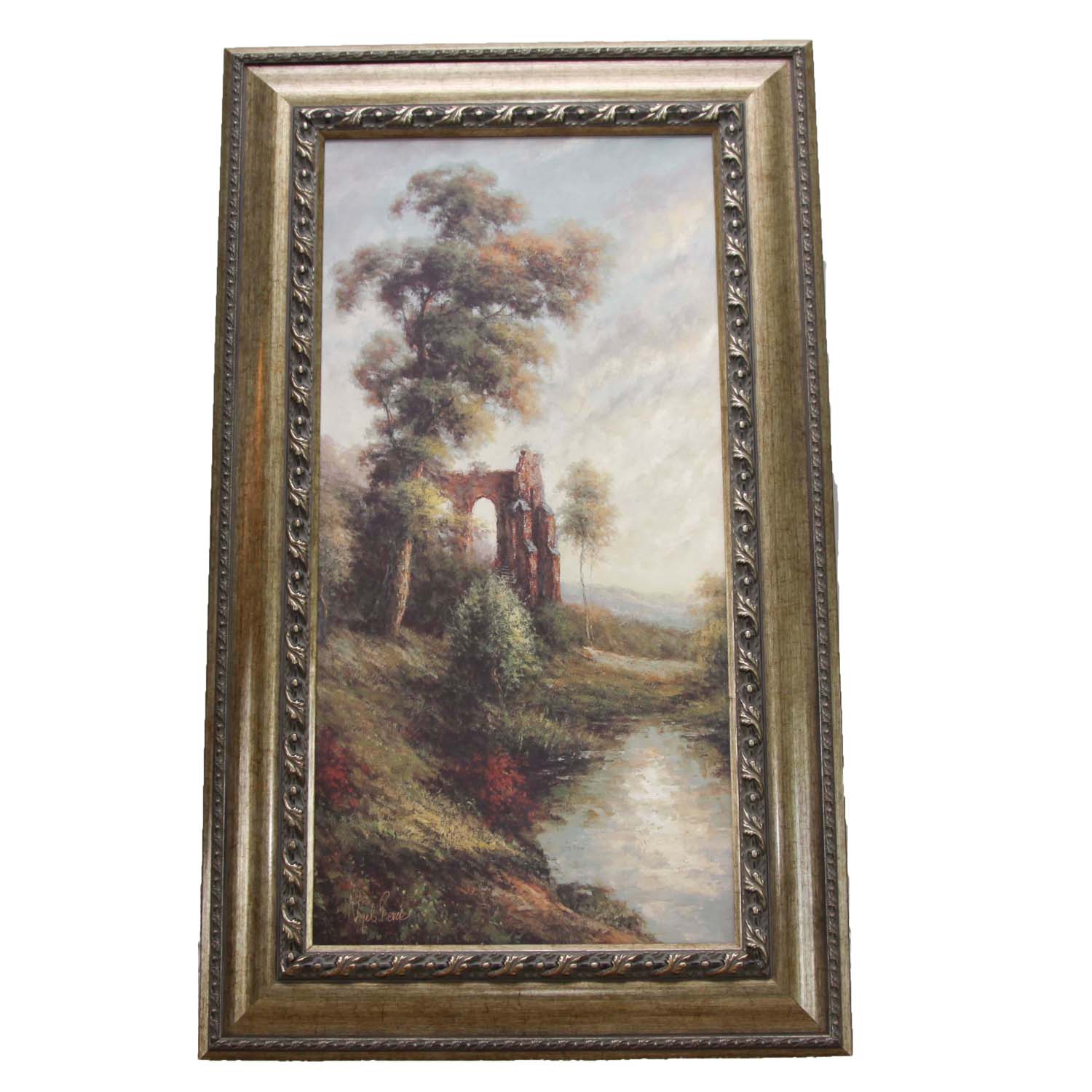 Framed Decorator's Print "Ancient Ruins II" by Nigel Pierce