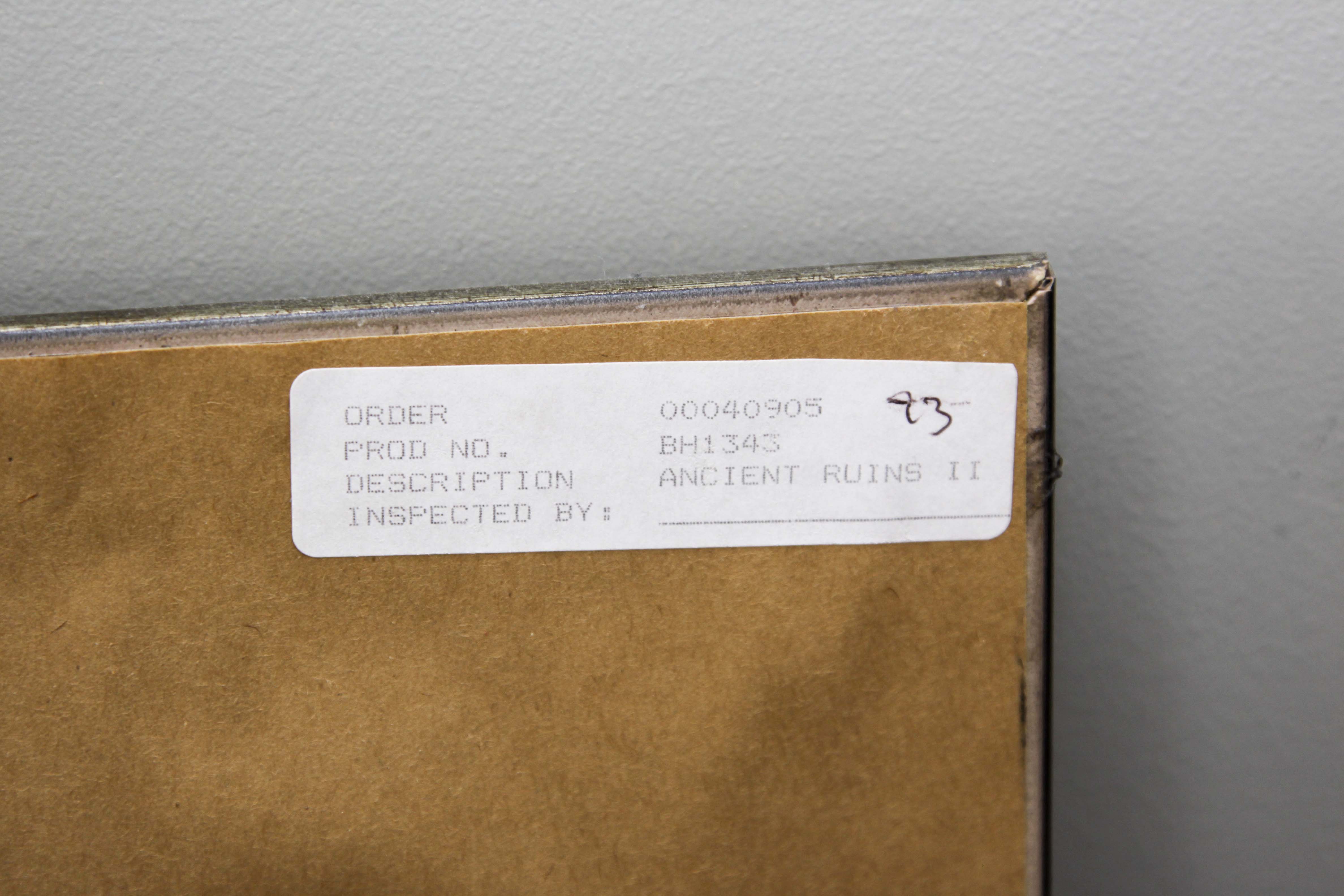 Framed Decorator's Print "Ancient Ruins II" by Nigel Pierce