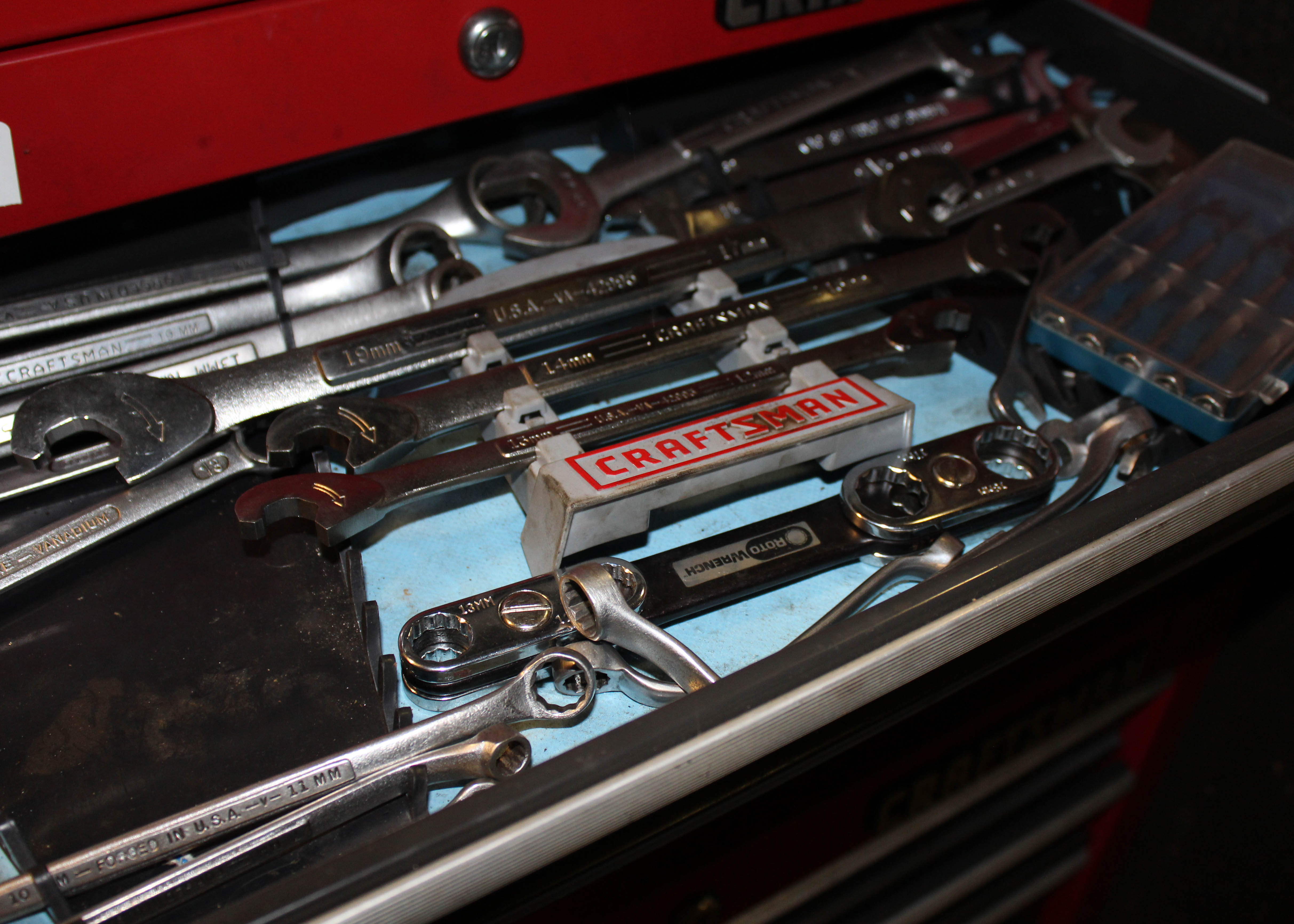 Craftsman Tool Chest with Craftsman Tools