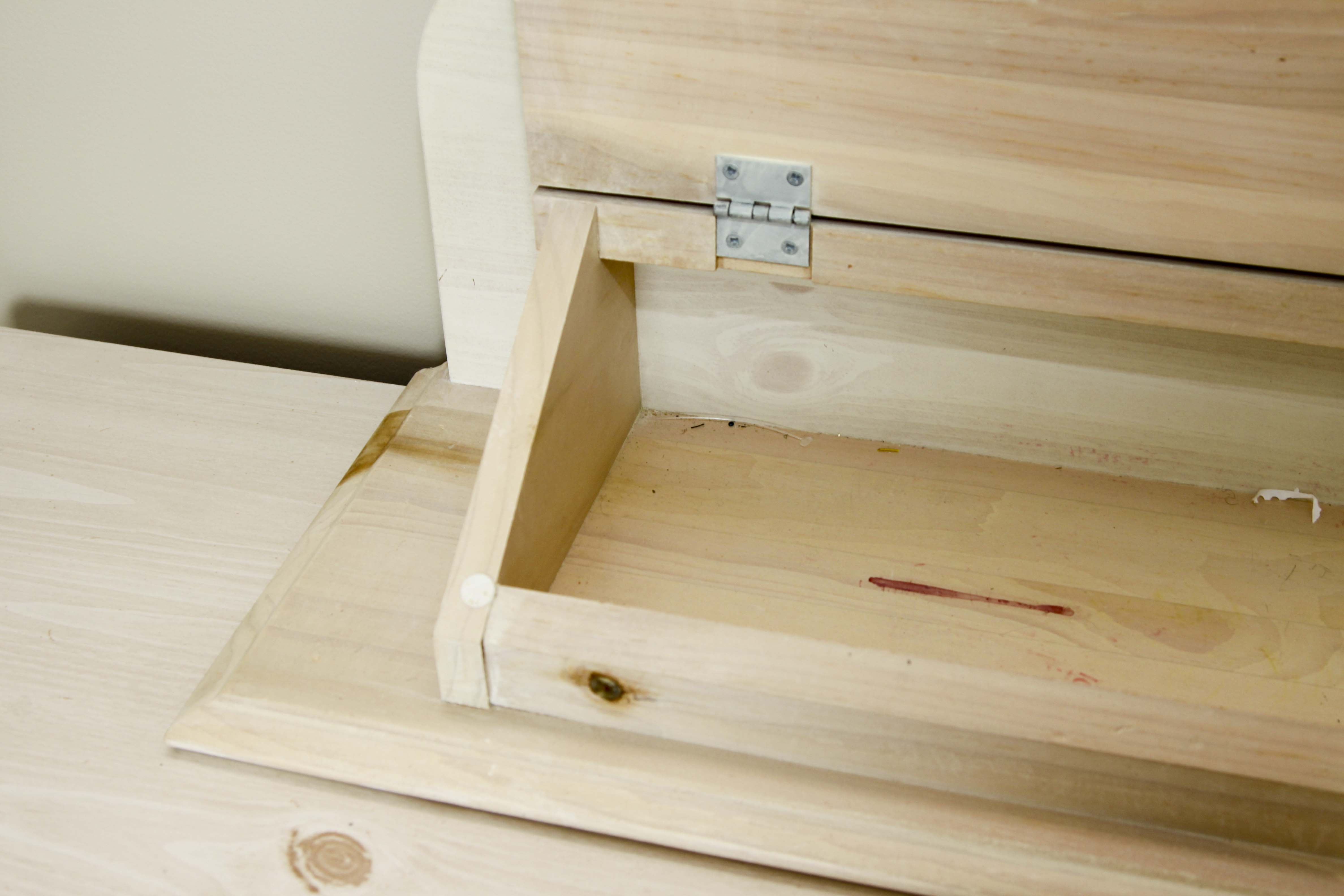 Knotty Pine Dresser and Mirror